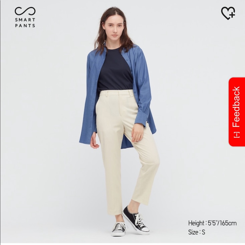 BRAND NEW Uniqlo Smart Ankle Pants OFF WHITE